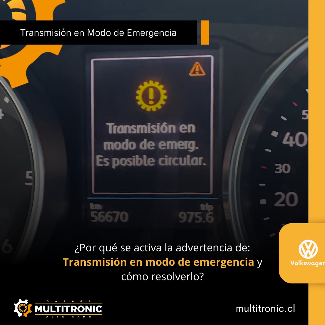 Transmisión en Modo de Emergencia: Es Posible Circular ( Volkswagen Tiguan )